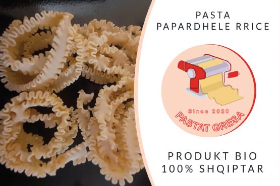 Pasta PAPARDHEL RICE me Spinaq dhe veze fshati nga Pasta Gresa